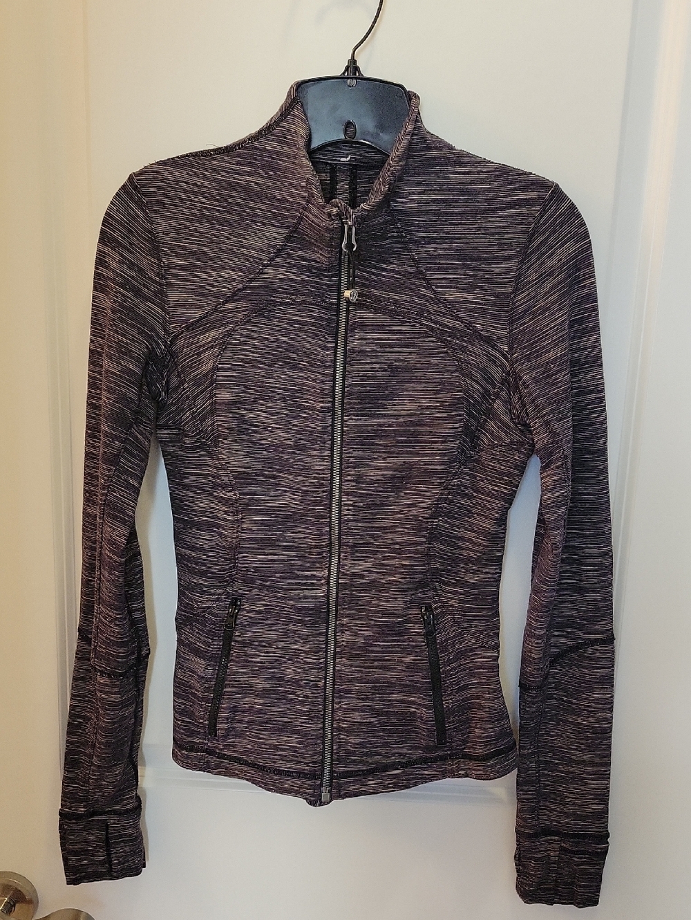 Lululemon Women's Define Heathered Purple Full-Zip Jacket